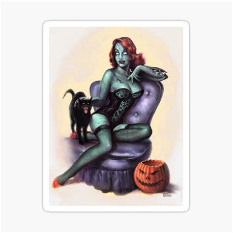 Pinup Zombie Stickers Redbubble