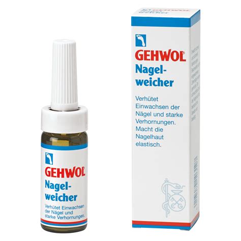 gehwol nagelweicher verhuetet einwachsen der naegel  ml flasche