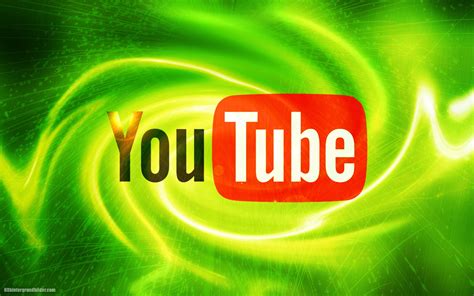 gruen abstrakten youtube wallpaper mit youtube logo hd hintergrundbilder
