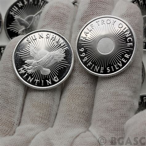 buy  oz silver rounds sunshine minting  fine silver bullion