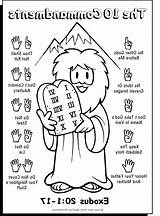 Commandments Ten Coloring Pages Printable Colouring Sunday School Chart Kids Color Bible Getcolorings Activities Lessons Getdrawings sketch template