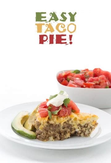 Easy Taco Pie Low Carb Recipe All Day I Dream About Food