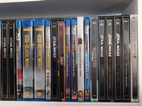 completed  star wars steelbookblu ray collection