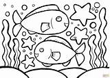Fish Fische Supercoloring Flounder Malvorlagen sketch template