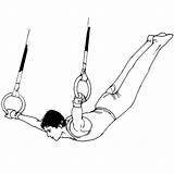 Acrobat Gymnastique sketch template