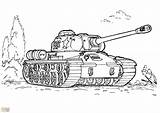 Panzer Kleurplaat Malvorlagen Militaire Char Weltkrieg Malvorlage sketch template
