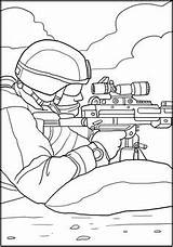 Coloriage Dessin Soldados Colorier Spéciales Croquis Sympas Personnages Soldats Militares Paisible Arme sketch template
