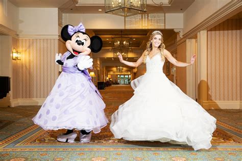 bride twirls  minnie mouse   lavender dress   disney
