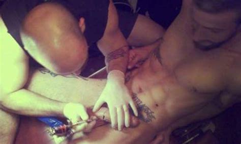 guy getting his dick tattooed spycamfromguys hidden cams spying on men