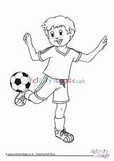 Colouring Brother Pages Family Activity Football Village Explore Activityvillage sketch template