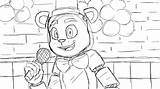Fnaf Freddy Fazbear Puppet Pages Colouring Deviantart Tay Sea sketch template