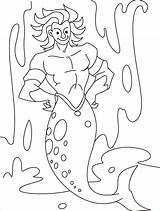 Coloring Merman Pages Kids Water Clipart Printable Color Vibrant Inspiration Getdrawings Library Print Popular Getcolorings Male Coloringhome sketch template