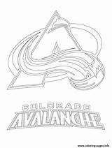 Hockey Nhl Logo Avalanche Coloring Pages Colorado Printable Logos Colouring Sport1 Sheets Team Crafts Ottawa Senators Drawing Color Print Ak0 sketch template
