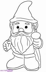 Gnome Coloring Pages Printable Garden Gnomes Colouring Hat Drawings Adult Stained Kids Sheets Glass Mushrooms Book Books Color Wood Pointy sketch template