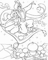 Coloring Aladdin Jasmine Pages Disney Princess Carpet Flying Taking Printable Kids Drawing Animation Movies Magic Colouring Getdrawings Popular Print Sheets sketch template