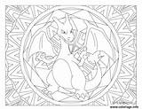 Mandala Charizard Coloriage Imprimer Magikarp Mega Windingpathsart Pokémon Kleurplaat Pngkey sketch template