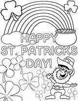 Coloring Pages Patrick St Patricks Saint Printable Colouring Happy Religious 2021 Kids sketch template