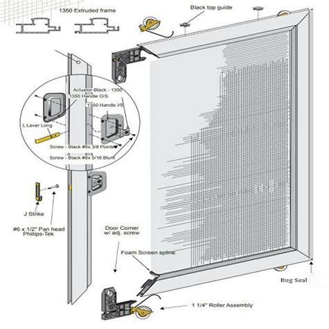diy sliding screen door kit buy diy screen door kit