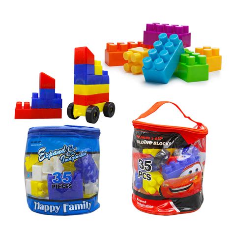 pcs plastic building blocks school mall preschool supplies