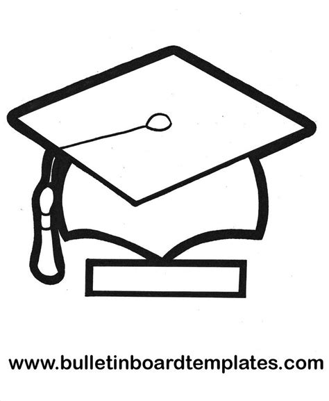 graduation cap template tkezevpw school counseling pinterest