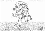 Woody Buzz Coloring Pages Getcolorings Getdrawings sketch template