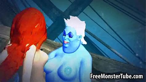 3d ariel gets fucked hard by ursula underwater xvideos