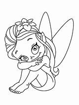 Fairy Coloring Kids Color Pages Elf Little Print Printable Coloriage Fee Petite Categories sketch template