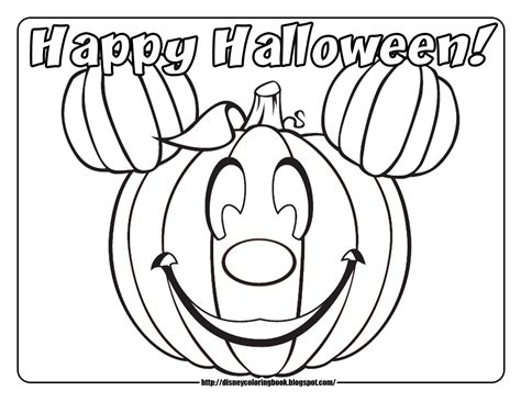 mickey  friends halloween   disney halloween coloring pages