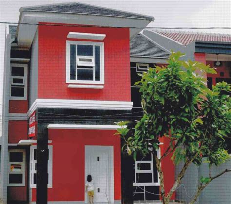 design rumah minimalis warna merah desain rumah