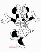 Minnie Mouse Coloring Pages Printable Colorir Disney Disneyclips Colouring Mickey Sheets Drawing Book Dibujos Birthday Para Minie Gif Choose Board sketch template