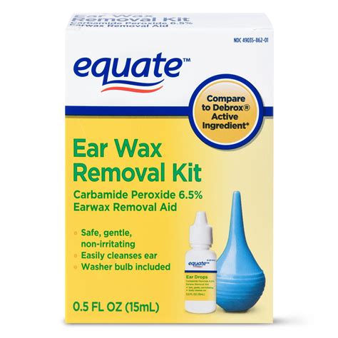 equate ear wax removal kit  fl oz walmartcom walmartcom