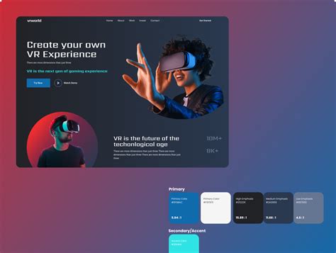 vr color palette  jahangir khan  dribbble