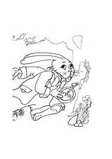 Coloring Rabbit Hurries Hare March Printable Supercoloring Alice Hurry Wonderland Version Color Click Online sketch template