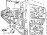 Bookstore Getdrawings Warehouse sketch template
