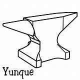 Colorear Yunques Yunque sketch template