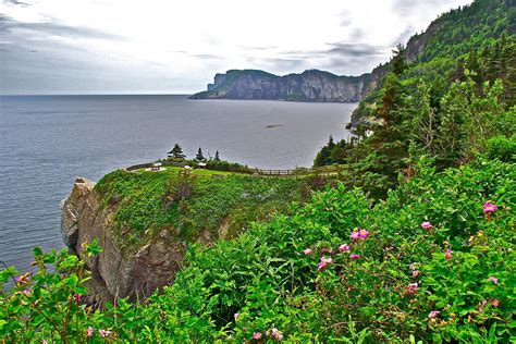 cap bon ami  forillon national park quebec canada photograph