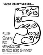 days  creation coloring pages christian preschool printables