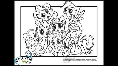 pony coloring pages youtube