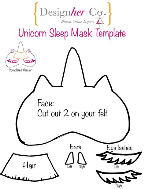 unicorn eyes template  unicorn mask template coloring pages