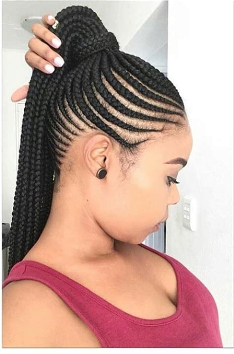 cornrows ponytail hairstyles  hair styles ideas long hairstyles