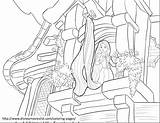 Rapunzel Coloring Pages Tower Tangled Gothel Mother Getcolorings Print Color Printable sketch template