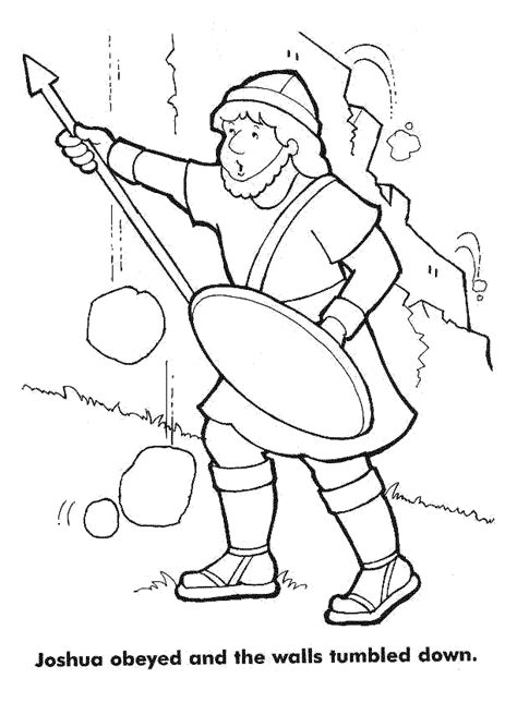 joshua coloring pages  coloring pages  kids
