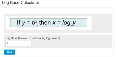 log base  calculator calculator academy