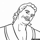 Rude Rick Wwe Coloring Pages Thecolor sketch template