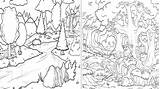 Floresta Desenho Desenhar sketch template