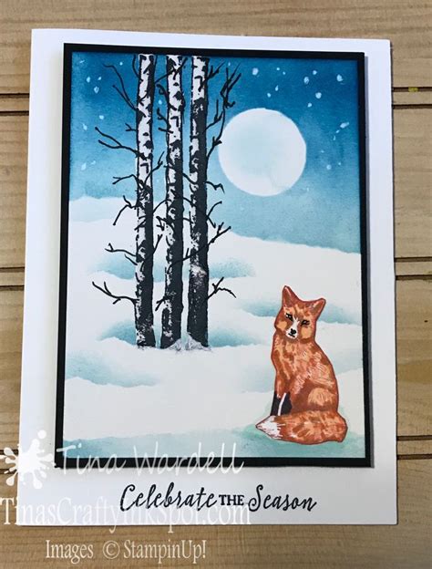 natures beauty nature card stampin  christmas cards winter cards