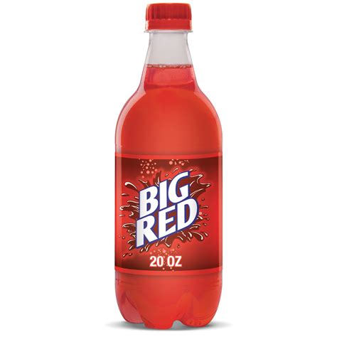 big red  sodium cream soda pop  fl oz bottle walmartcom