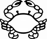 Crab Outline Clipart Clip Cliparts Library sketch template
