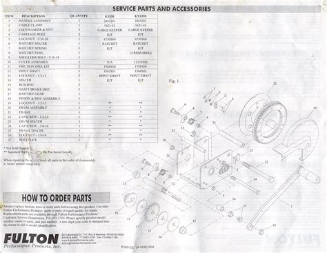 fulton winch parts diagram diagramwirings
