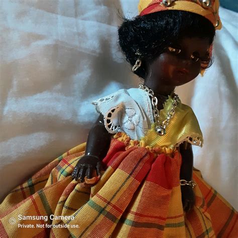 Vintage Jamaican Doll In Traditional Dress Arts And Collectibles